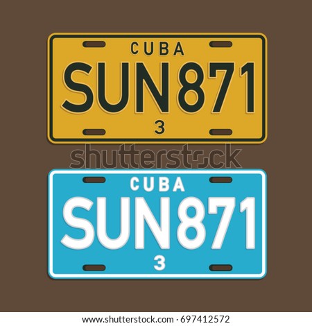 License Plate Stock Images, RoyaltyFree Images  Vectors  Shutterstock