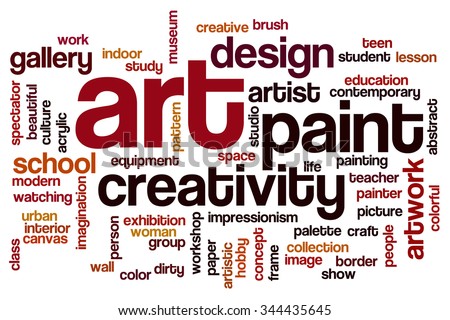 Art Word Cloud Stock Illustration 344435645 - Shutterstock