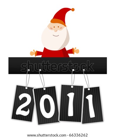 Vector Background Card New Year Stock Vector 66336262 - Shutterstock