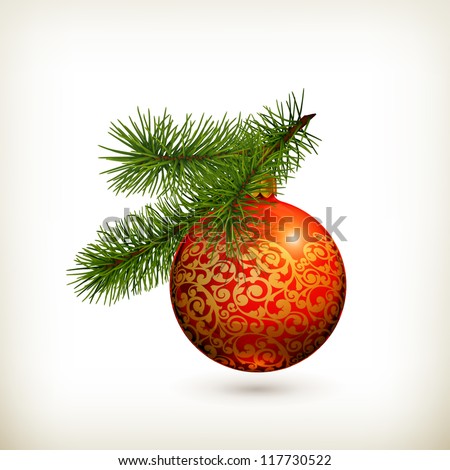 Christmas decorations, vector
