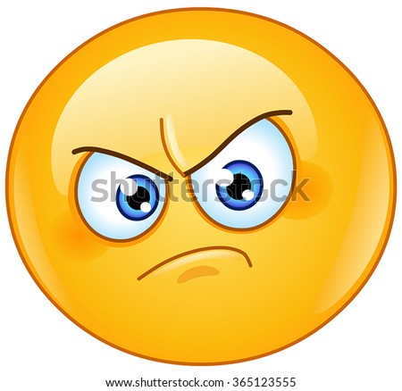 Annoyed Emoticon Stock Vector 365123555 - Shutterstock