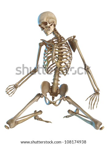 Skeleton On Floor Stock Illustration 108174938 - Shutterstock