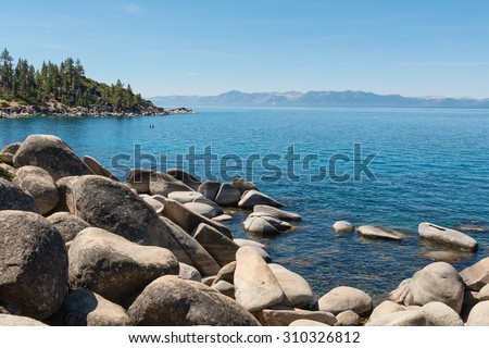 stock photo lake tahoe from memorial point lake tahoe state park new washoe city nevada 310326812