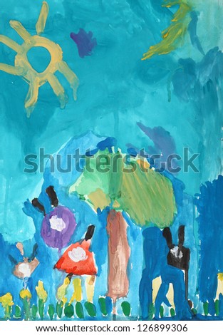 Children Painting Стоковые фотографии, изображения безлицензионных