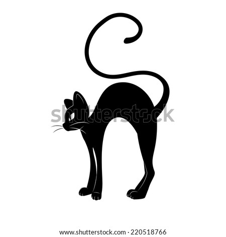 Cat with arched back Stock Photos, Images, & Pictures | Shutterstock