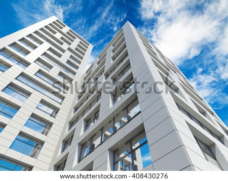 Modern Architecture Perspective modern city architecture perspective tall city stock illustration Modern Architecture Perspective modern city architecture perspective tall city stock illustration