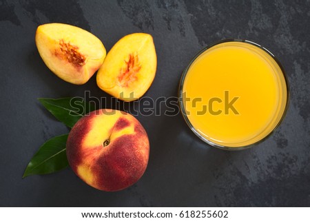 Ripened Peach Crack Juice