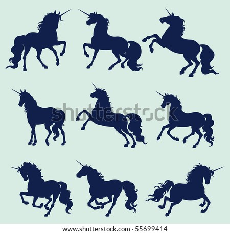 Unicorn Silhouette Stock Images, Royalty-Free Images & Vectors
