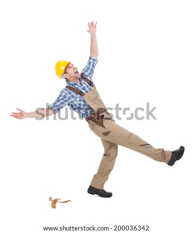 Man Slipping Stock Photos, Images, & Pictures | Shutterstock