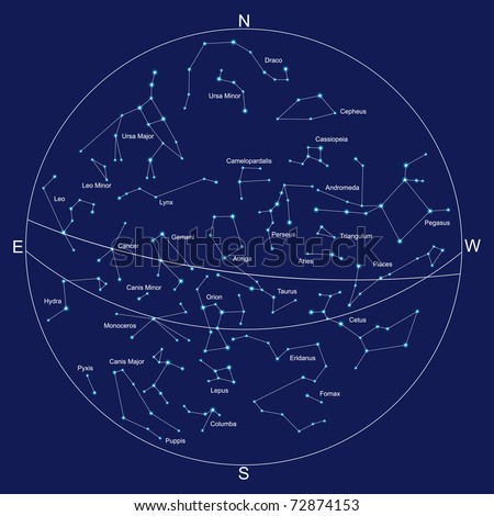 Constellation Map Stock Photos, Images, & Pictures | Shutterstock