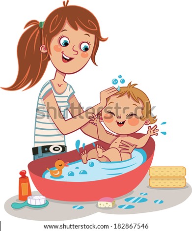 Mother Baby Bath Stock Images, Royalty-Free Images & Vectors | Shutterstock