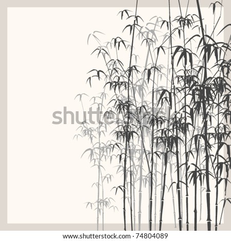 Bamboo vector illustration.