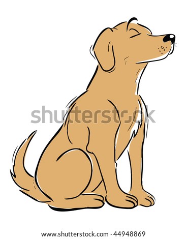 Cartoon Labrador Dog Stock Images, Royalty-Free Images & Vectors