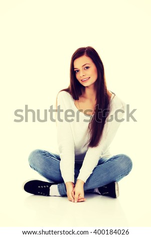 Sitting Cross Legged Stock Photos, Images, & Pictures | Shutterstock