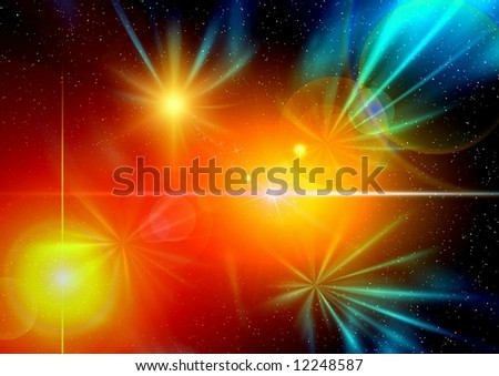 Colourful Disco Special Effects Fantastic Laser Stock Photo 103874036