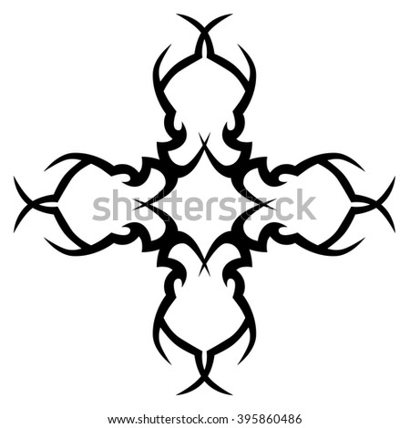 tribal cross tattoo designs vector sketch stock vector 403786597 tribal cross tattoo designs vector sketch stock vector 403786597