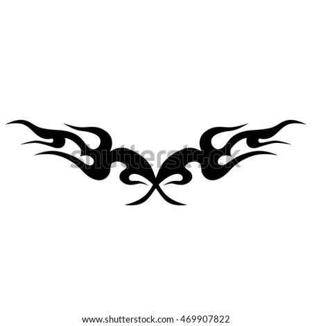 tattoo stencil pattern design ornament stock vector