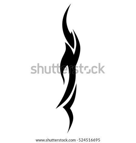 tribal tattoo art designs sketched simple stock vector 524516695 tribal tattoo art designs sketched simple stock vector 524516695