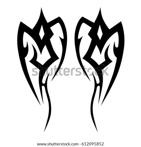 tribal tattoo art designs sketched simple stock vector 705695329 tribal tattoo art designs sketched simple stock vector 705695329