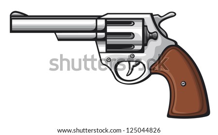 handgun (pistol vector, revolver)