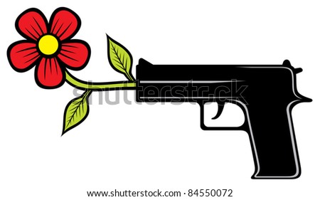 Download The Gun Shoots Flowers Stock Images, Royalty-Free Images ...