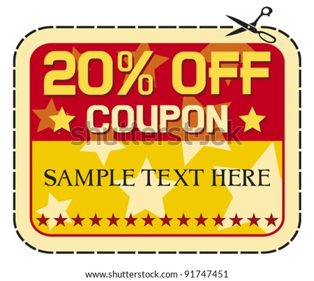 Secret label discount coupon