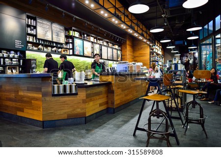 Bangkok Thailand June 21 2015 Starbucks Stock Foto 315589808 ... Bangkok Thailand June 21 2015 Starbucks Stock Foto 315589808 ...