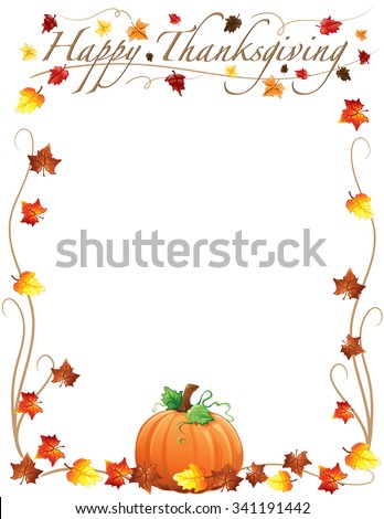 border thanksgiving template Images Border Stock Images, Thanksgiving Free Royalty