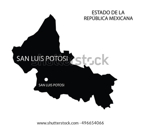 San Luis Potosi Outline Stock Images, Royalty-Free Images & Vectors ...