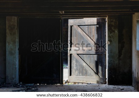 Open Barn Door open barn door stock images, royalty-free images & vectors Open Barn Door open barn door stock images, royalty-free images & vectors