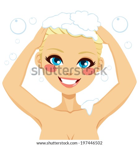 Woman Wet Hair Stock Vectors & Vector Clip Art | Shutterstock