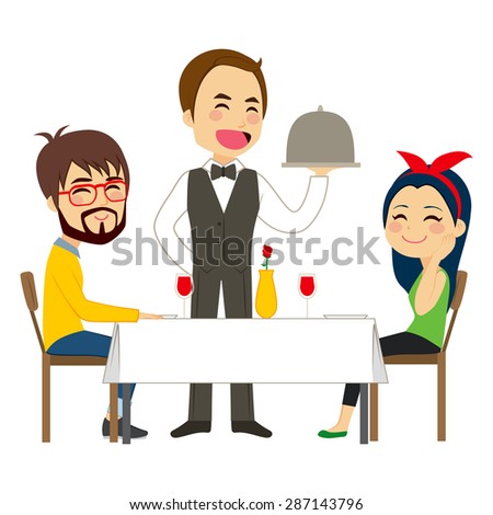 Cartoon Waiter Stock Images, Royalty-Free Images & Vectors | Shutterstock