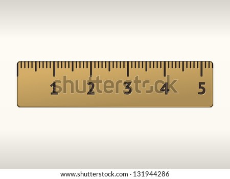 vector ruler - stock vector