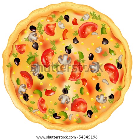 Stock Images similar to ID 104095517 - pizza slice on white background....