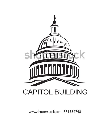 United States Capitol Building Icon Washington Stock ...