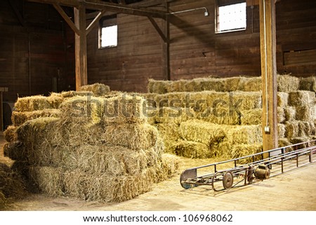 Inside Barn Inside Barn
