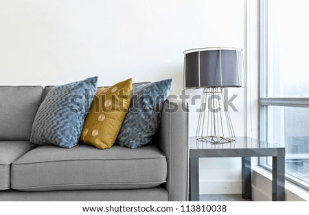 interior design couch colorful cushions lamp stock photo 113810038 interior design couch colorful cushions lamp stock photo 113810038