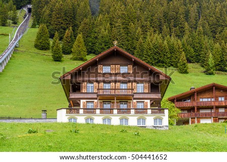 Swiss Mountain House mountain swiss house wooden fotografie, snímky pro členy zdarma a Swiss Mountain House mountain swiss house wooden fotografie, snímky pro členy zdarma a