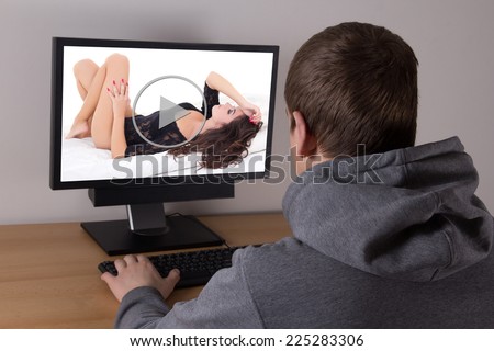 from Mekhi man at computer watching porn guy dating profile