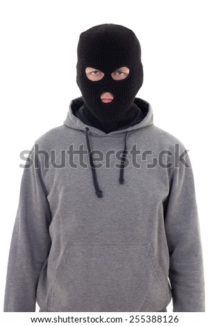 Burglar Wearing Ski Mask Balaclava Stock Photo 33757033 - Shutterstock