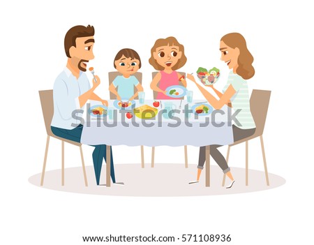 Image result for persons eating in a restaurant cartoon images