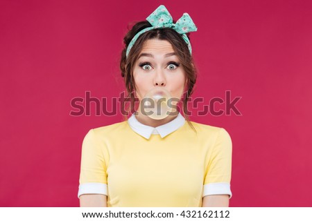 Yellow dress with red apples background. Yellow dress with red apples background.