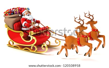 santa claus sledge deers christmas presents stock illustration 120108958 shutterstock - Santa Claus With Presents santa claus sledge deers christmas presents stock illustration 120108958 shutterstock - Santa Claus With Presents