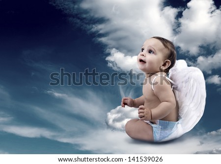 Angels in clouds Stock Photos, Images, & Pictures | Shutterstock