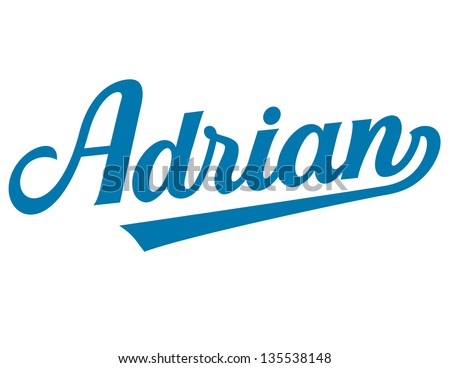 Boys Names Athletic Vector Lettering Series Stock Vector 135538148 ...