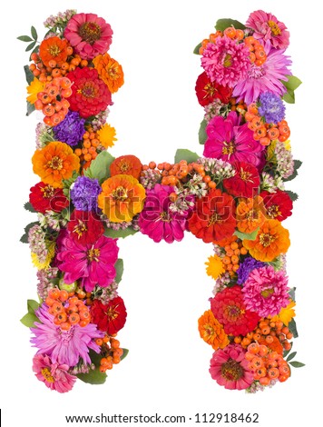 Flower Letter H Stock Images, Royalty-Free Images & Vectors | Shutterstock