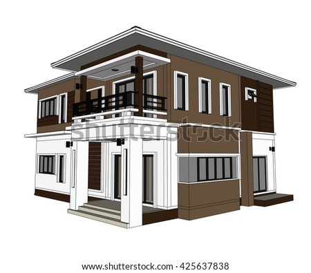 Drawings 3 D Home Design Construction Stock Photo (Photo, Vector ... Drawings 3 D Home Design Construction Stock Photo (Photo, Vector ...