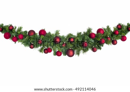 Christmas Garland Stock Images, Royalty-Free Images 