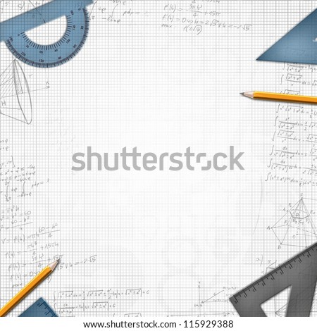 Math School Design Background Illustration Stock Illustration 115929388 ...