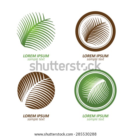 Green Circle Palm Tree Vector Logo Stock Vector 285530288 Shutterstock Green Circle Tree Vector Logo Design Stock Vector 235140895